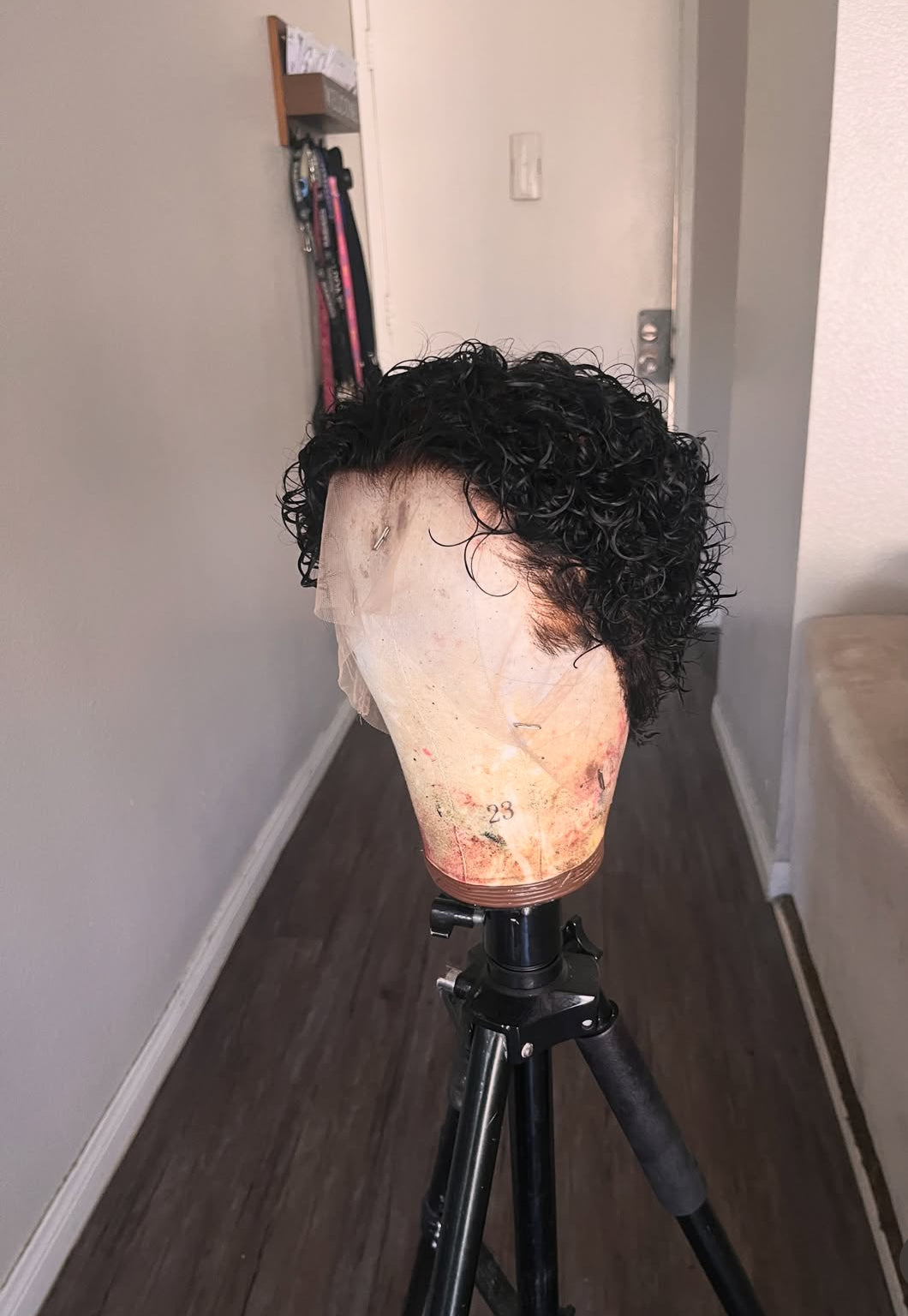 Pedro – Full Lace Men's Curly Unit
