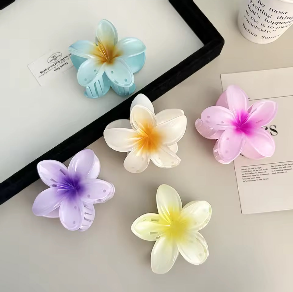 Flower Hair Clips